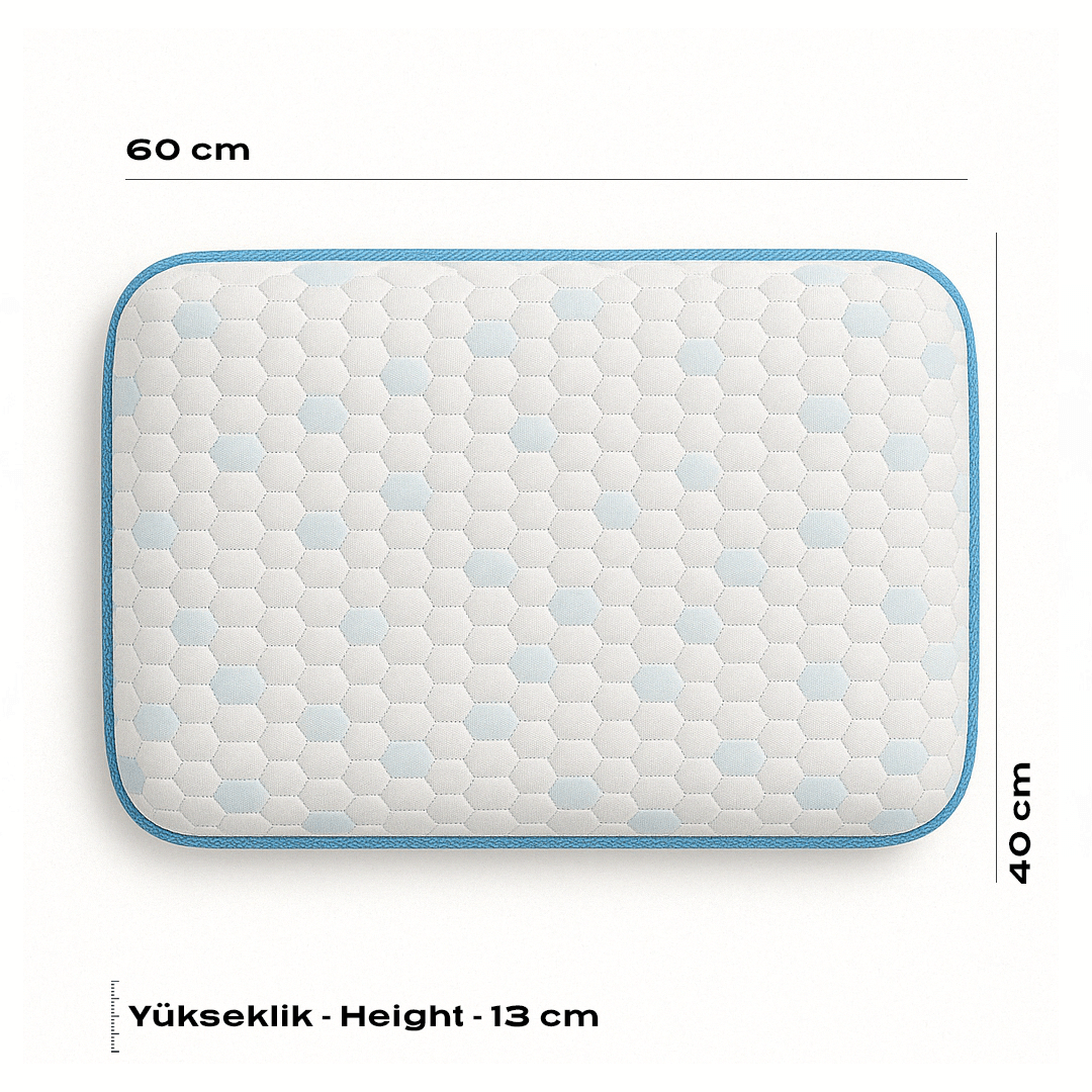 Nordic Schiller Cooler Visco Hochkissen 60 x 40 cm