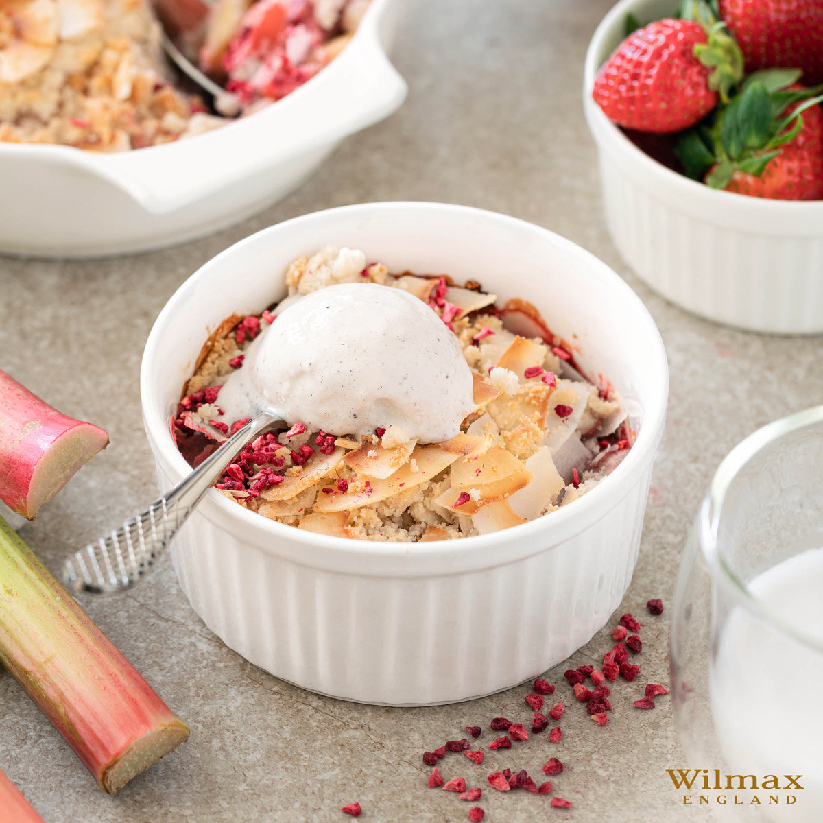 Wilmax Ramekin 180 ml Porzellan Weiß WL-996134/A