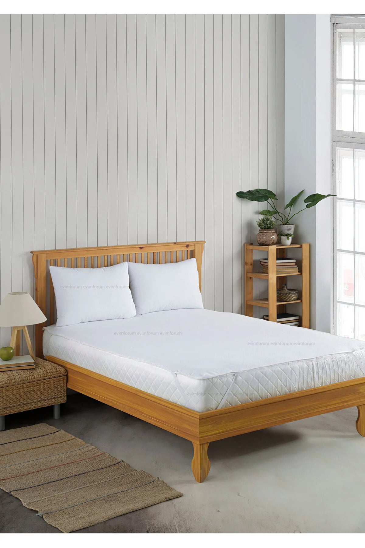 Nordic Schiller Wasserdichte Baumwolle-Frottee Matratzenauflage mit Eckgummis