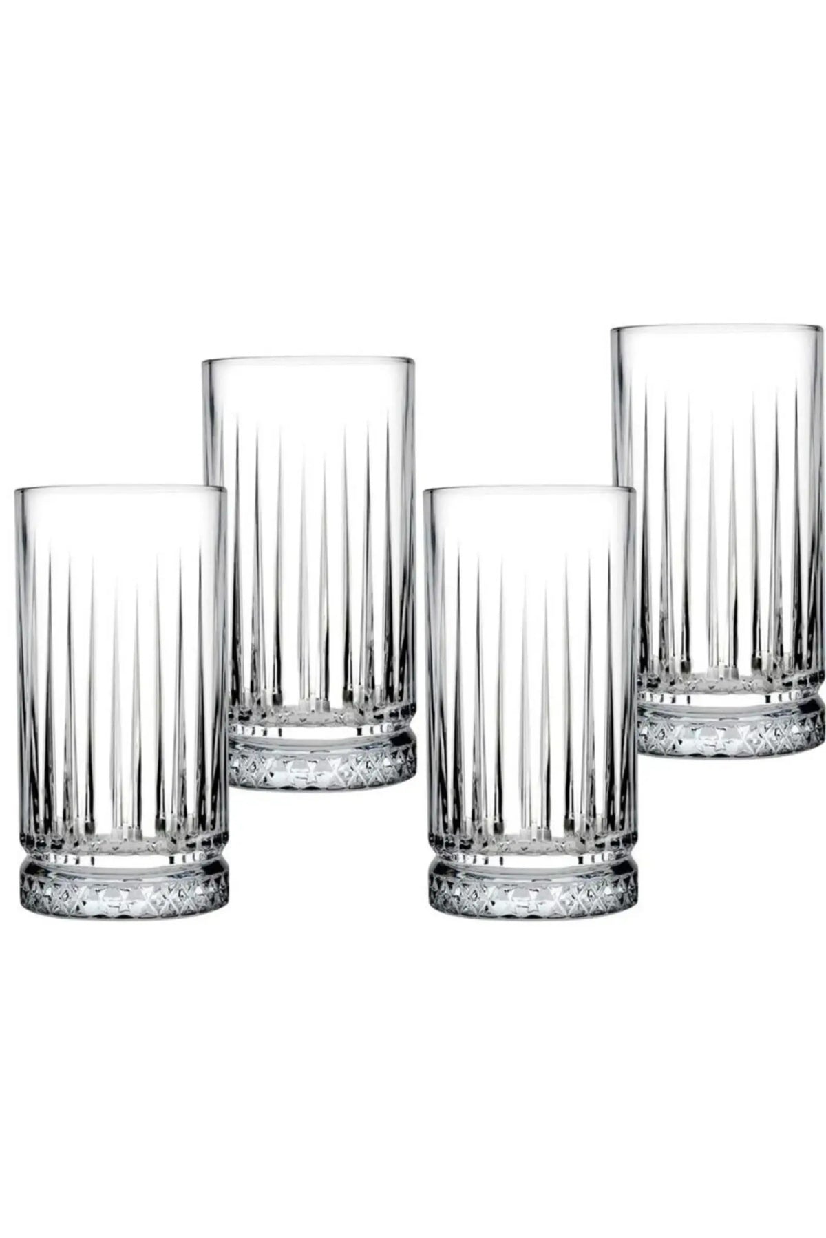 Pasabahce Elysia Longdrinkgläser – 4er Set, 445 ml