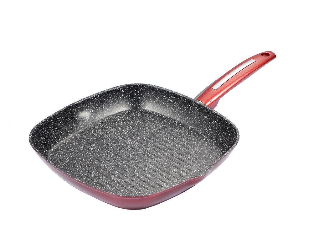 Schäfer Metallic Red Grillpfanne 28x28cm - Einzelansicht
