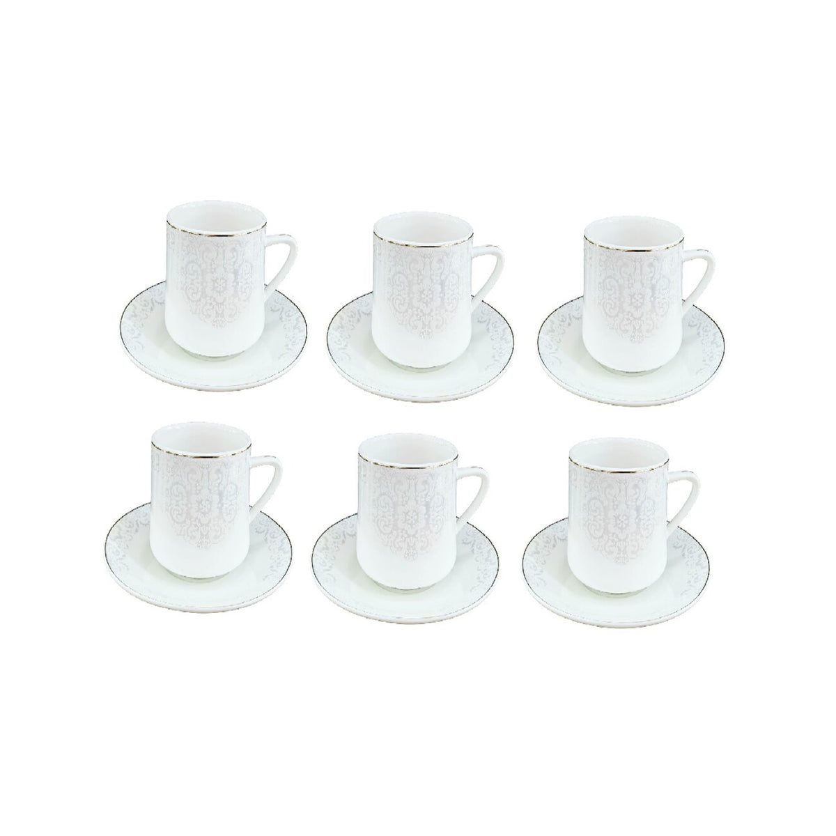 Schäfer Home 12-tlg. Kaffee-Set Rund mit Unterteller - Alle Teile