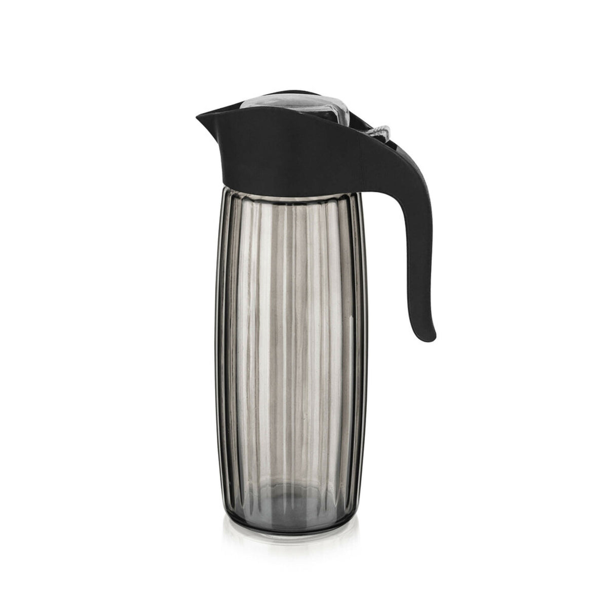 Michelino Tanja Karaffe Riffel&-Klarglas Anthrazit 1,6L