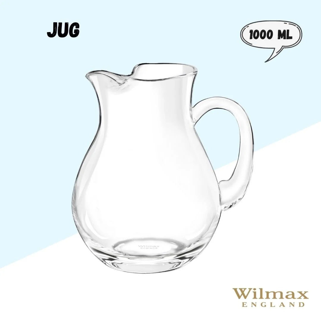 Wilmax Krug 1000 ml Kristallglas Transparent