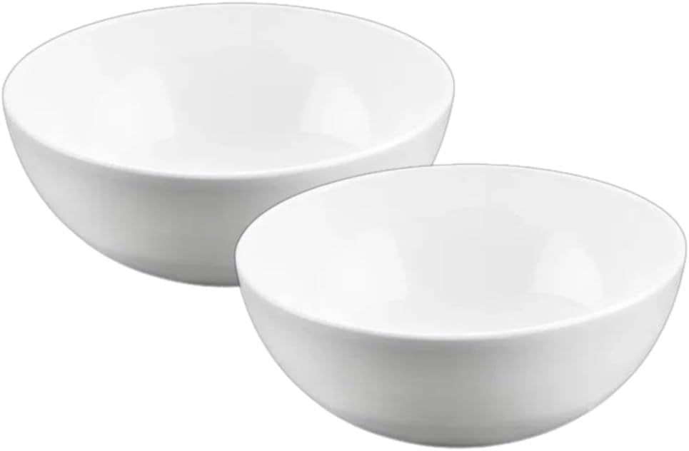 Wilmax Porzellanschale 600 ml 14 cm Weiß 2er Set WL-992565/A2