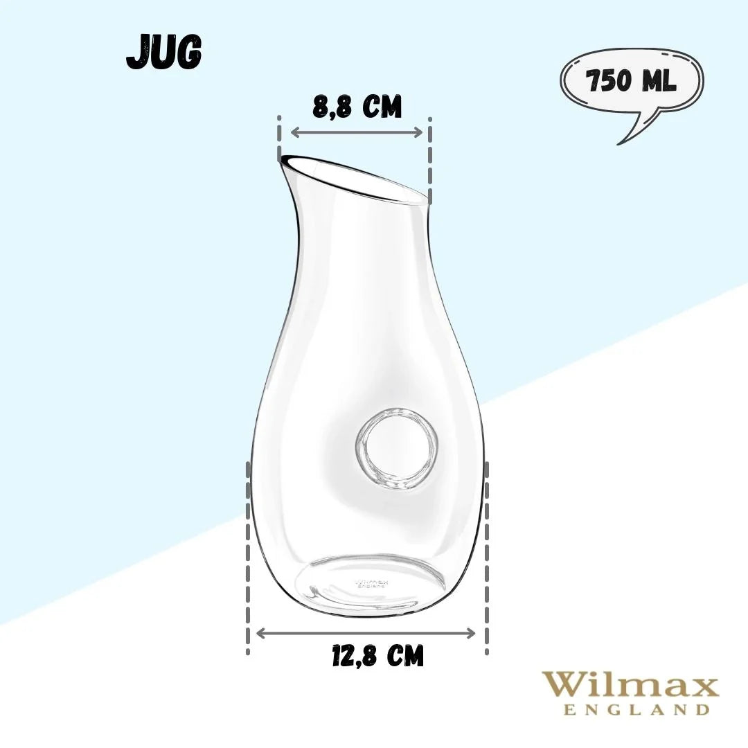 Wilmax Krug 750 ml Kristallglas Transparent WL-888339/1C