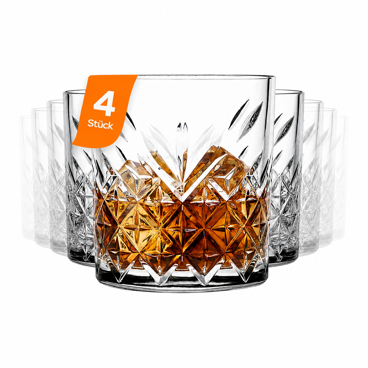 Pasabahce Timeless Klassisches Whiskygläser - 205 ml