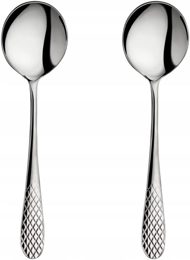 Wilmax Suppenlöffel 18 cm Edelstahl 2er Set WL-999220/2B