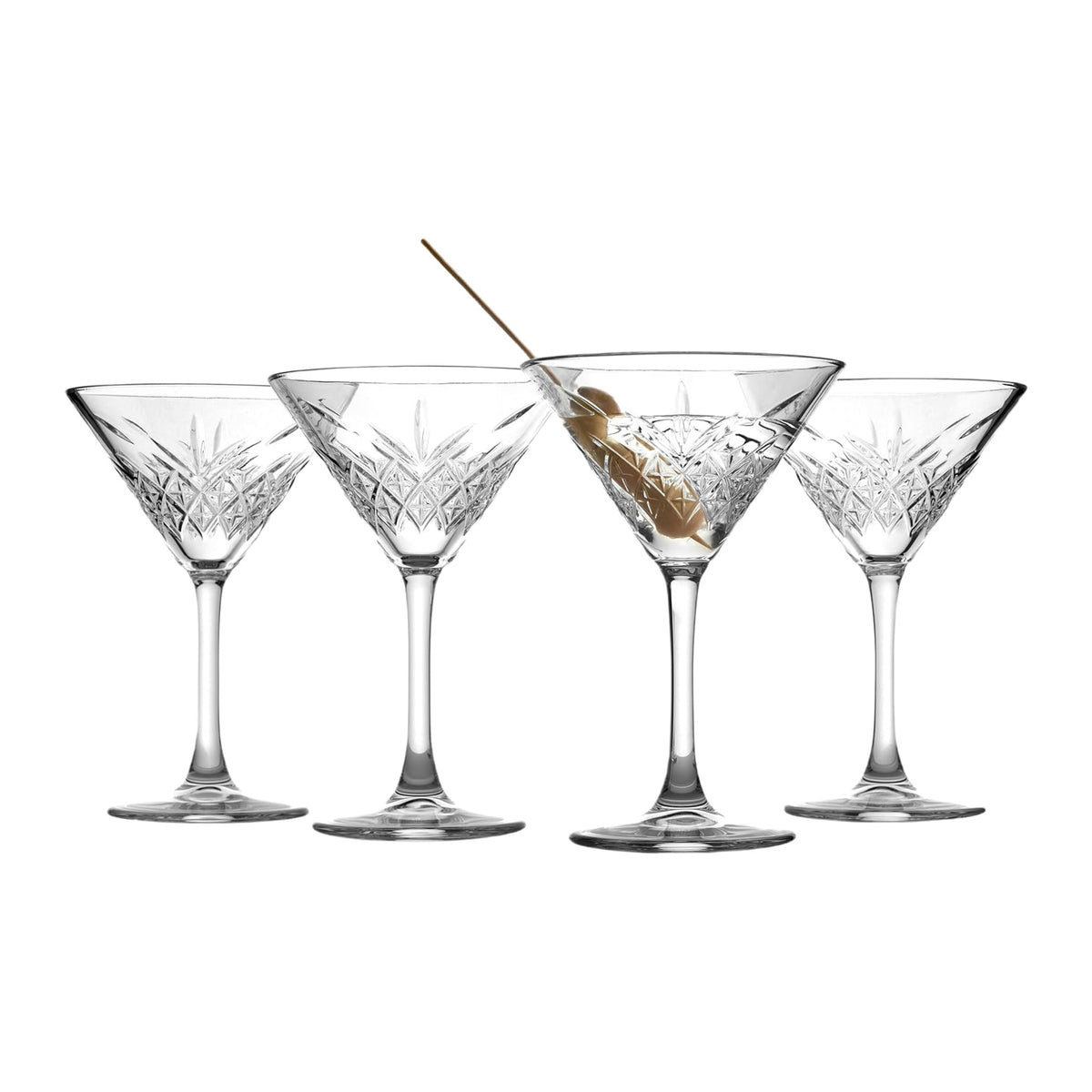 Pasabahce Timeless Martinigläser – 4er-Set, 230 ml