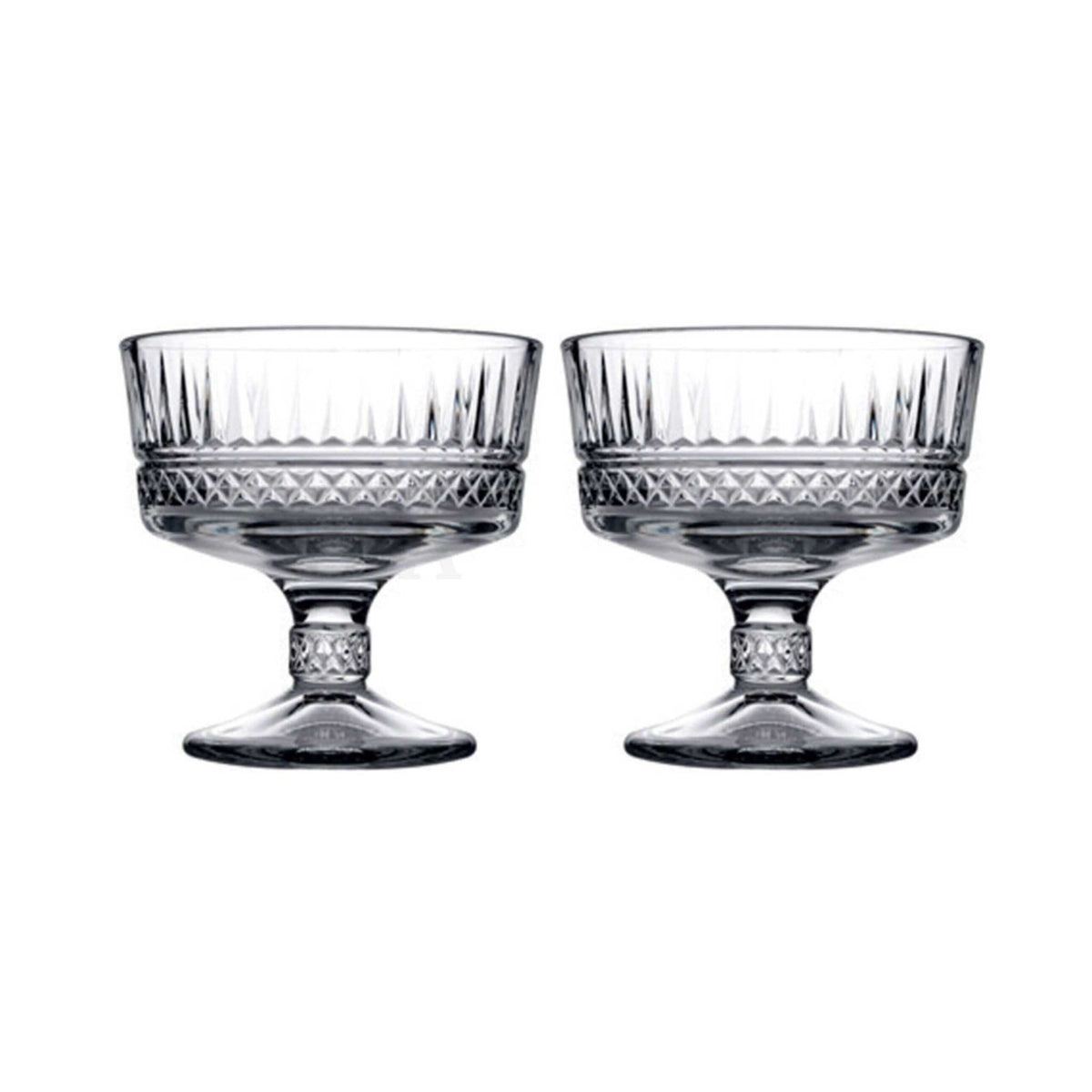 Elysia Eisschale 2er Stand-Eisbecher Schüssel 515ml - Alle Teile