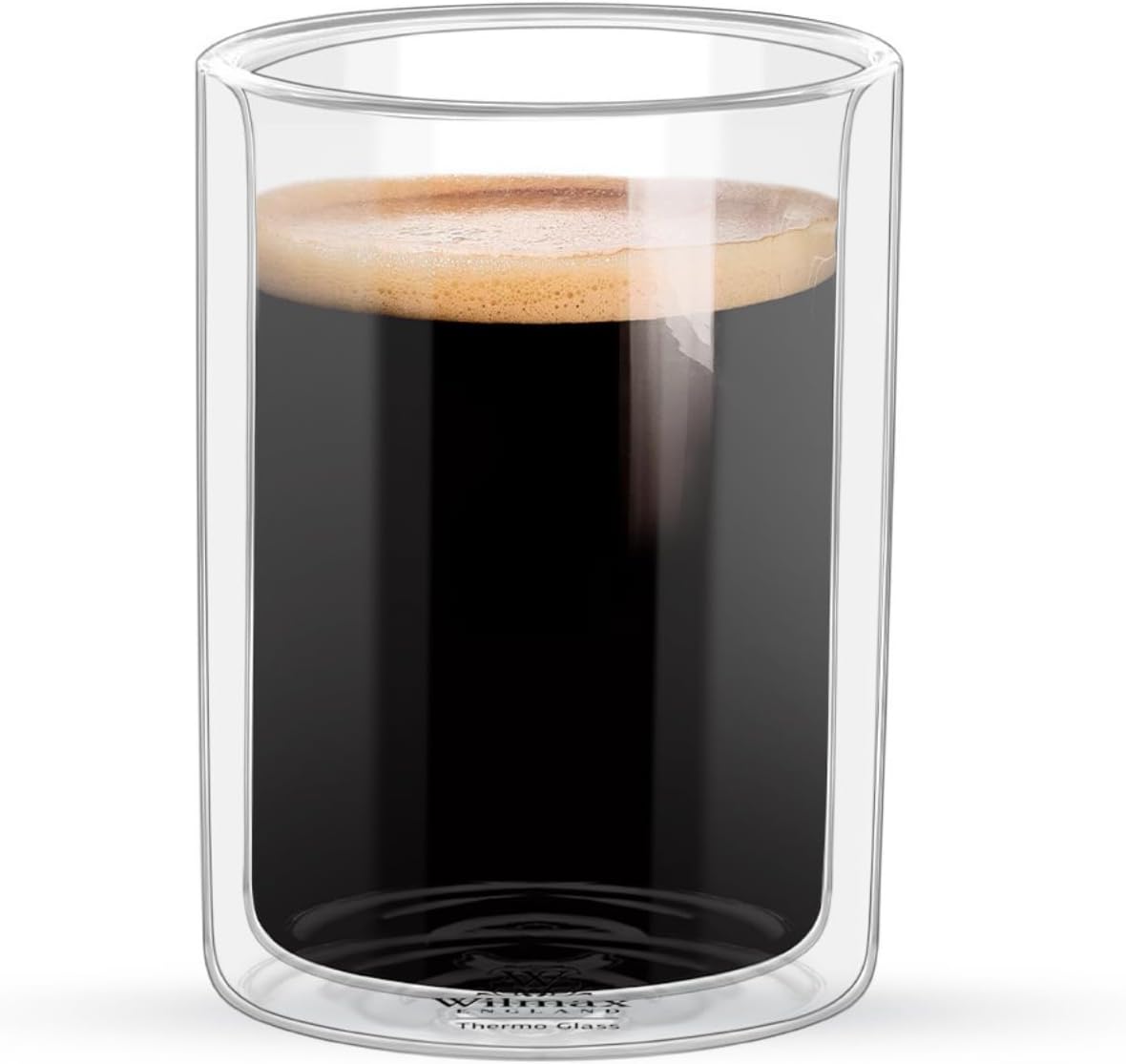 Wilmax Doppelwandiges Glas 200 ml Transparent WL-888782/A