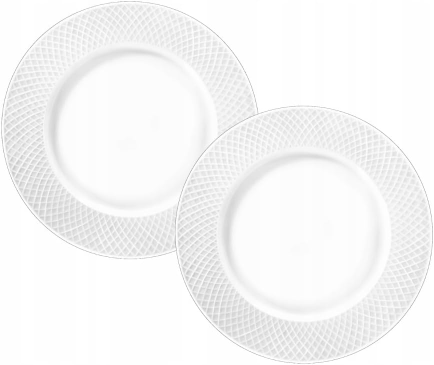 Wilmax Teller 18 cm Weiß Porzellan 2er Set WL-880101101/A2