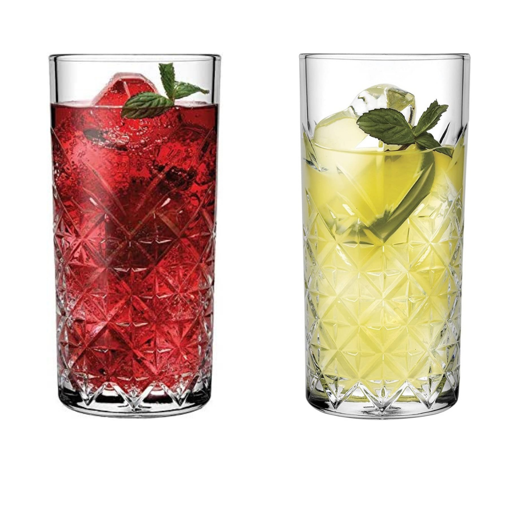 Pasabahce Timeless Longdrinkgläser - 4er-Set, 450 ml