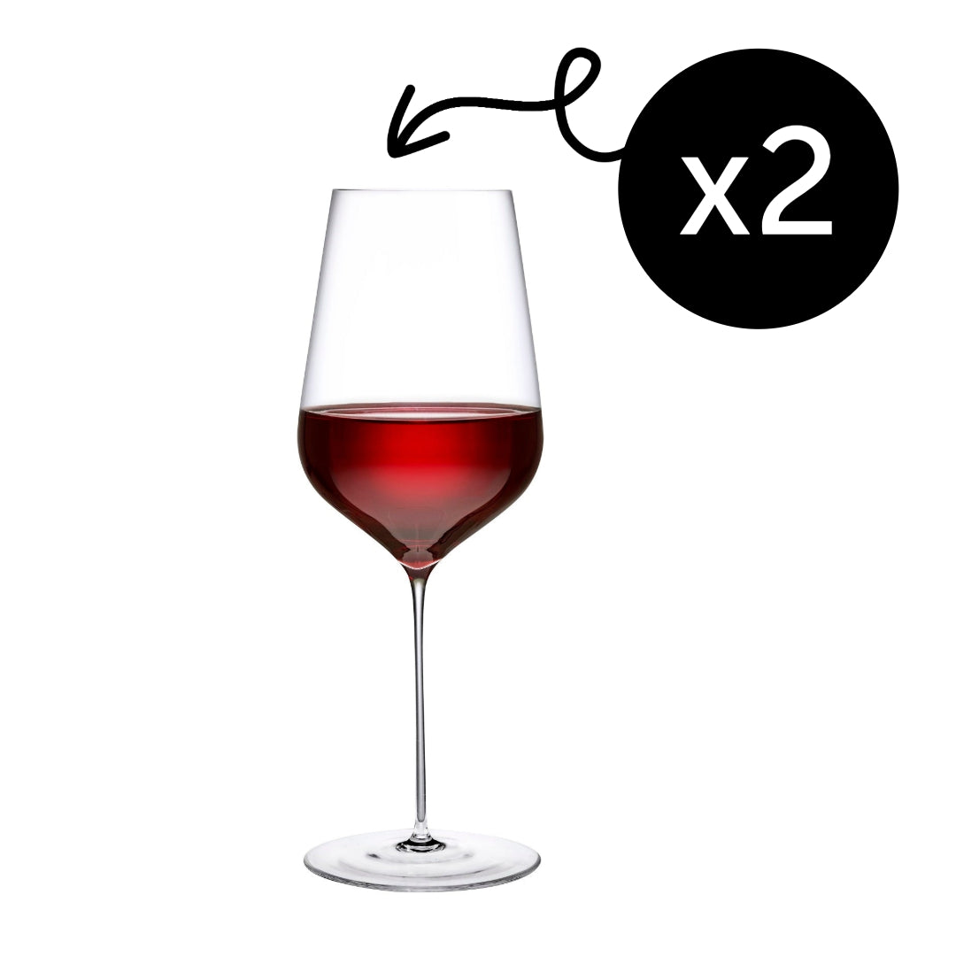 Pasabahce NUDE Stem Zero Trio Rotweinglas - 510 ml, 2er Set