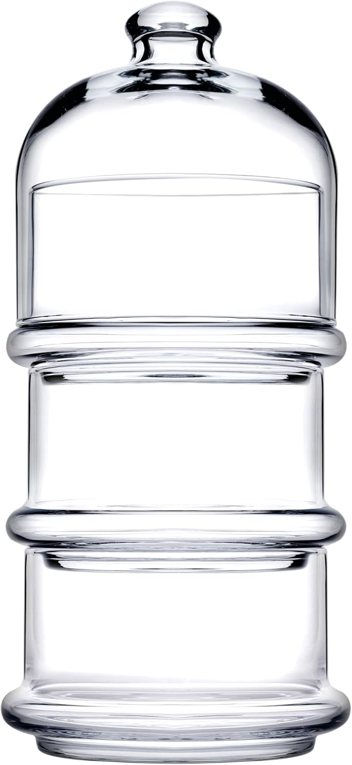 Pasabahce Servierschale mit Haube, 3-tlg Set, 3x230ml