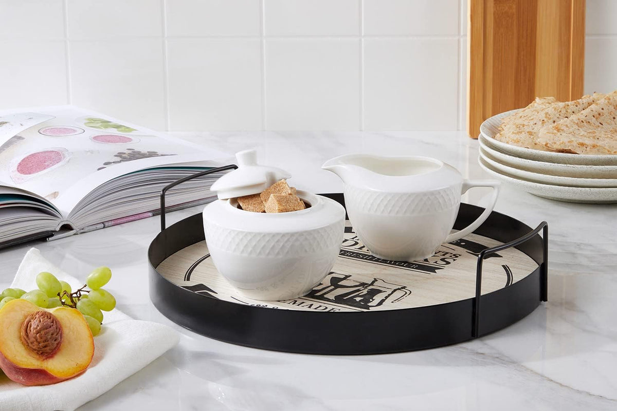 Wilmax Zucker- und Sahneset 2-teilig Porzellan 340 ml