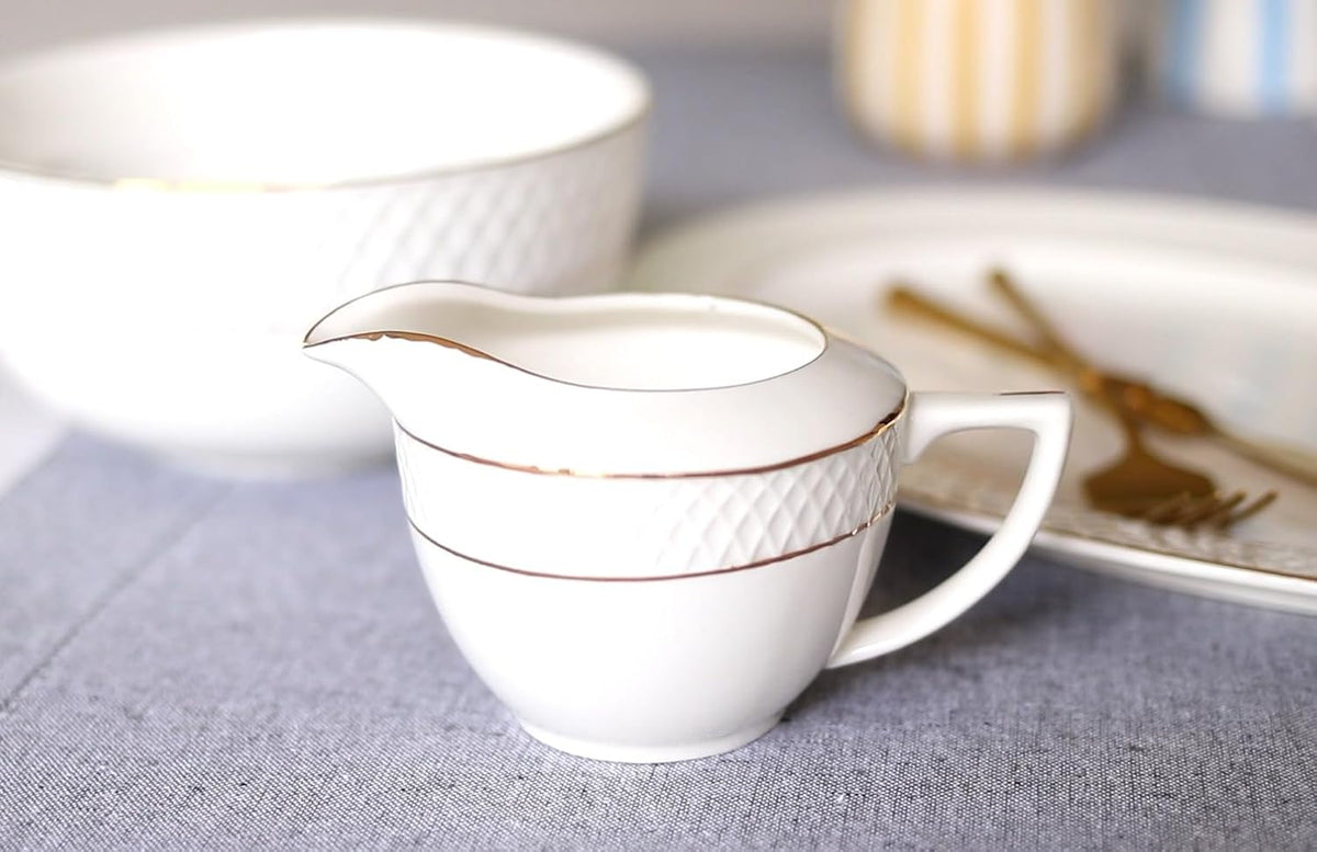 Wilmax Milchkännchen mit Goldrand 280 ml