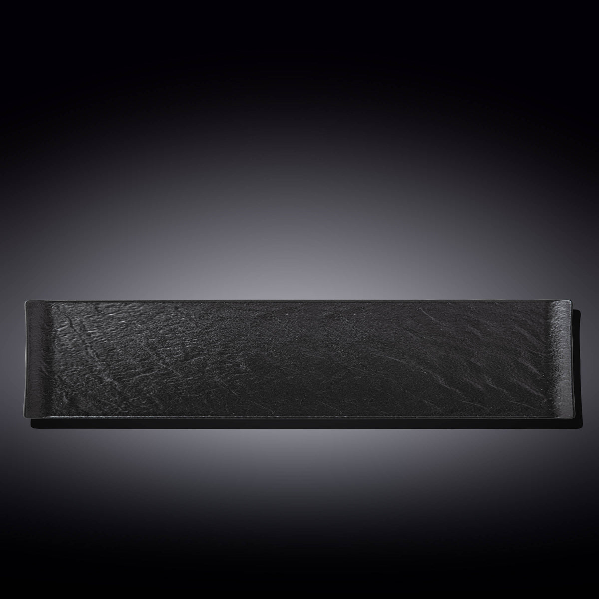 Wilmax Rechteckschale SlateStone Schwarz 46.5 x 9.5 cm Porzellan WL-661103/A
