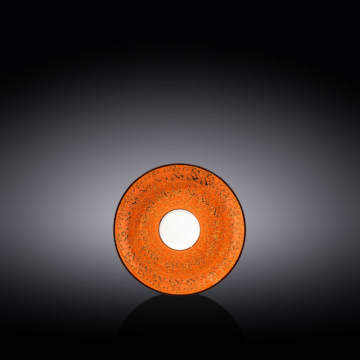 Wilmax Untertasse 11 cm Orange Porzellan WL-667333/B