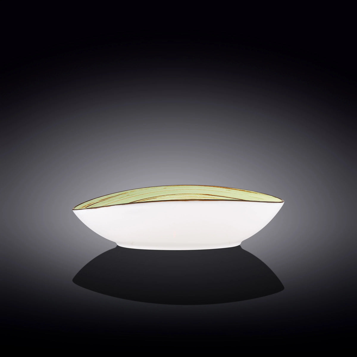 Wilmax Schale oval 25 cm Pistazie Porzellan WL-669140/A