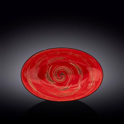 Wilmax Schale oval 30 cm Rot Porzellan WL-669241/A