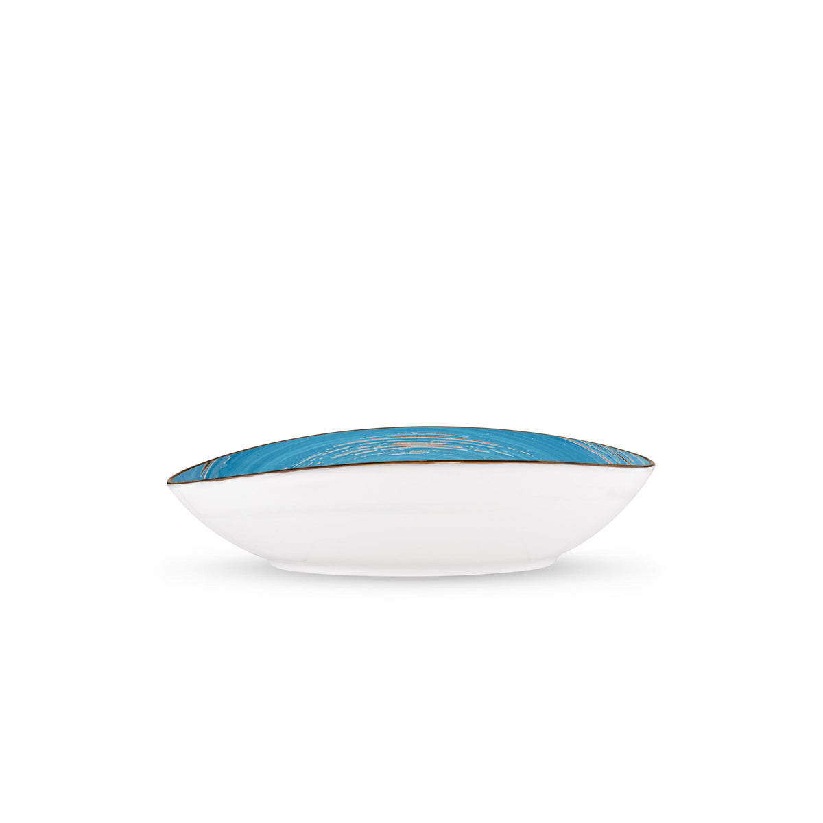 Wilmax Schale oval 25 cm Blau Porzellan WL-669640/A
