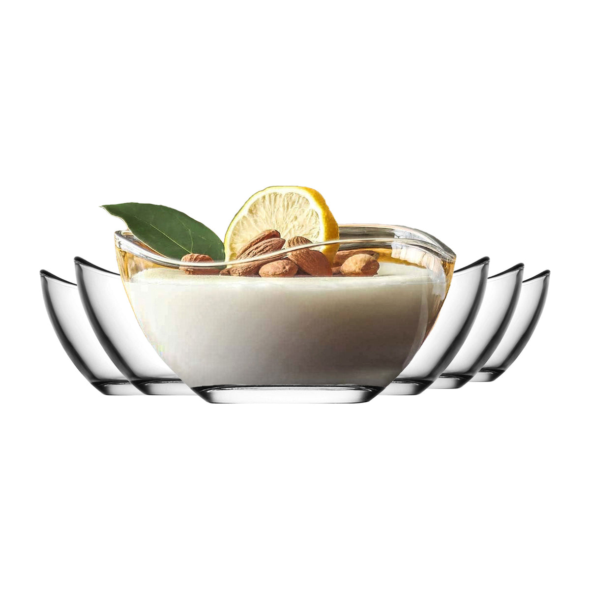 LAV Vira Glasschalen - 215 ml (7 1/4 oz), 6er Set