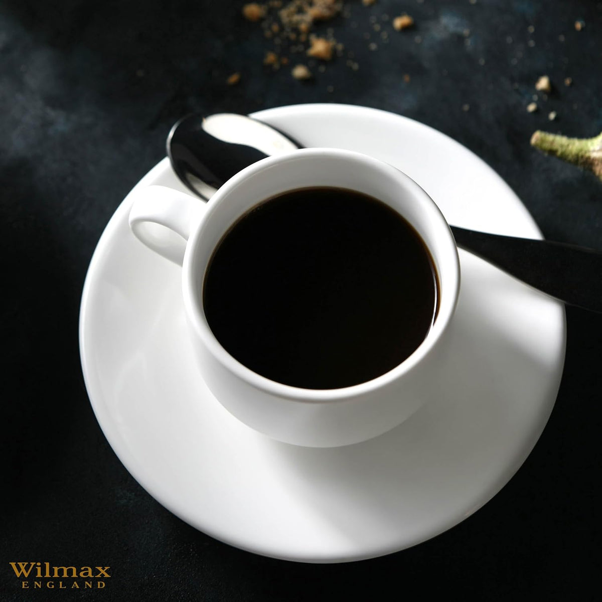 Wilmax Kaffeetassen mit Untertassen 6er Set 140 ml WL-993039/6C