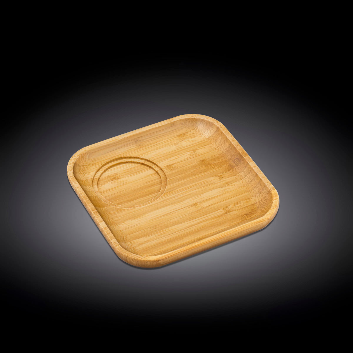 Wilmax Bambus Unterteller 17,5x17,5 cm Natur WL-771116/A