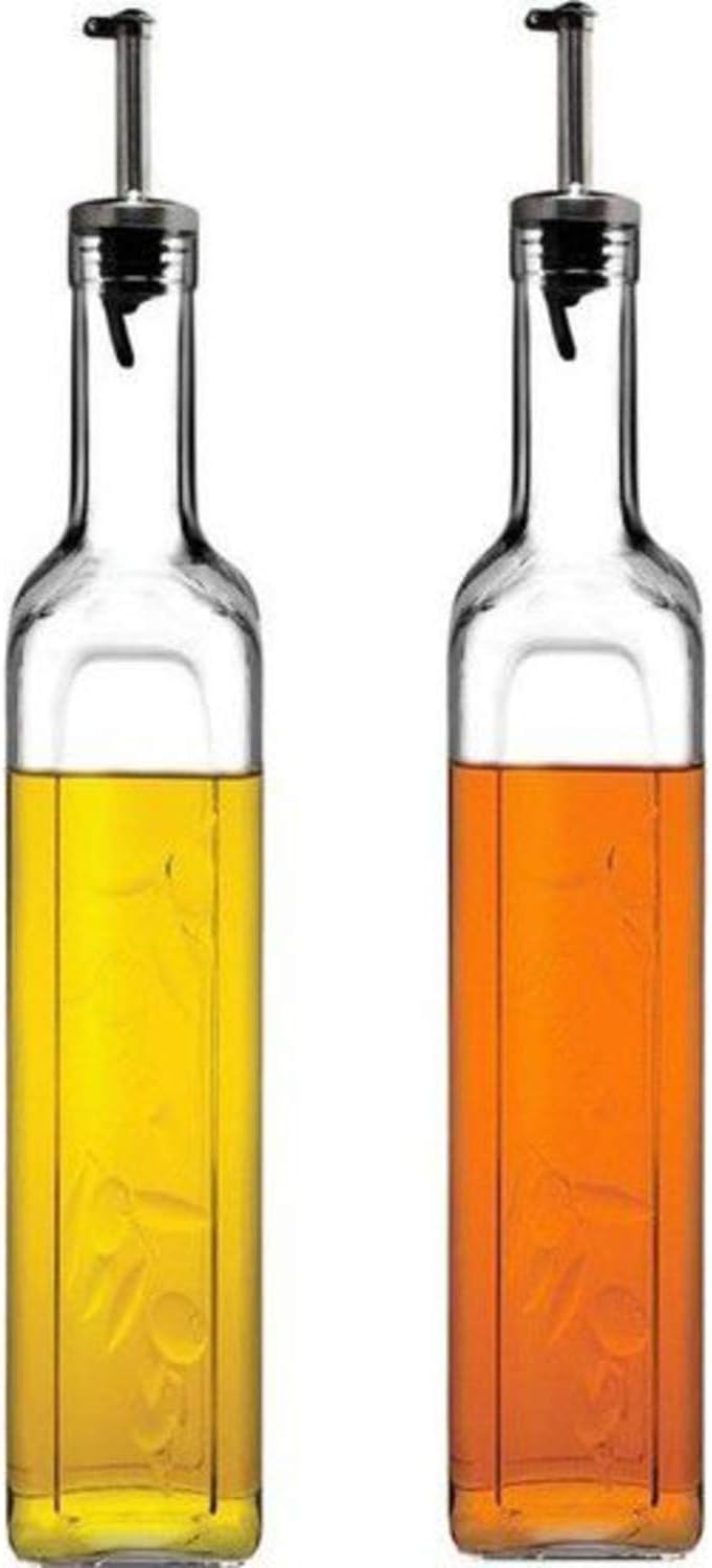 Pasabahce Homemade Öl- und Essigflaschen – 2er Set, 500 ml