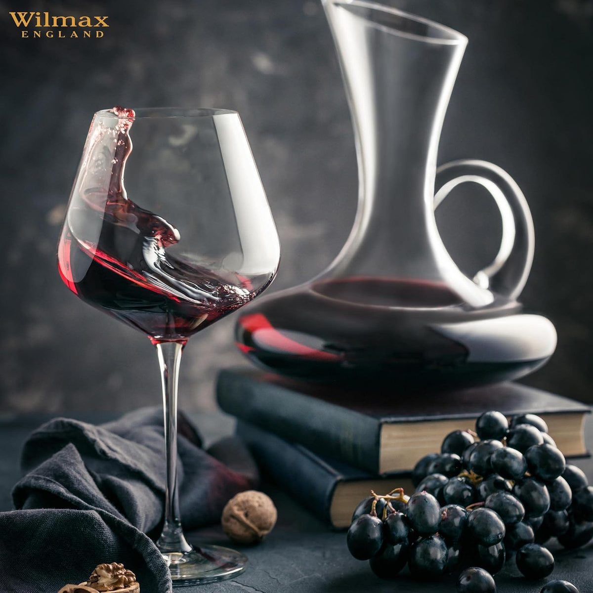 Wilmax Dekanter 1200 ml Kristallglas Transparent WL-888334/1C