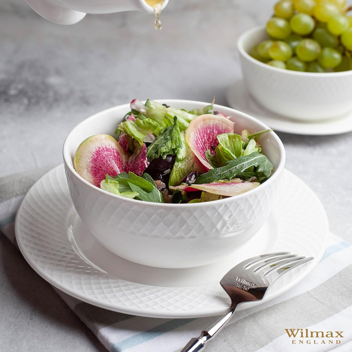 Wilmax Schale 930 ml 16 cm Weiß Porzellan WL-880101368/A