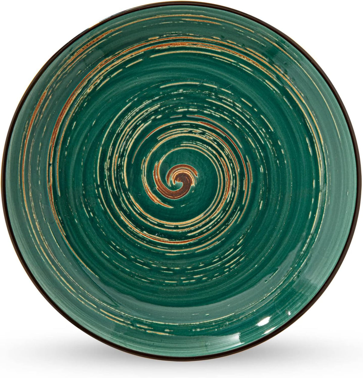 Wilmax Teller 25,5 cm Grün Porzellan 2er Set WL-669514/A2