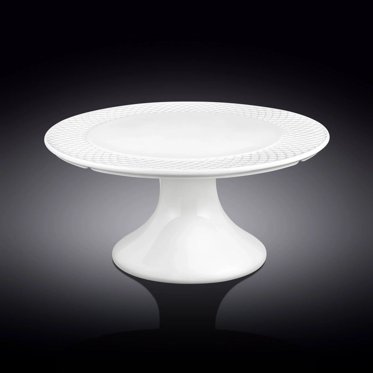 Wilmax Tortenständer 30,5x10 cm Weiß Porzellan WL-880101704/A