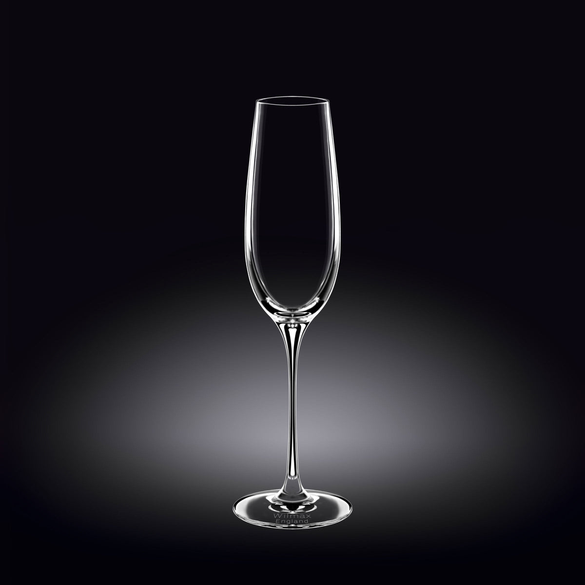 Wilmax Champagnerflöte 260 ml Kristallglas Transparent 2er Set WL-888048/2C