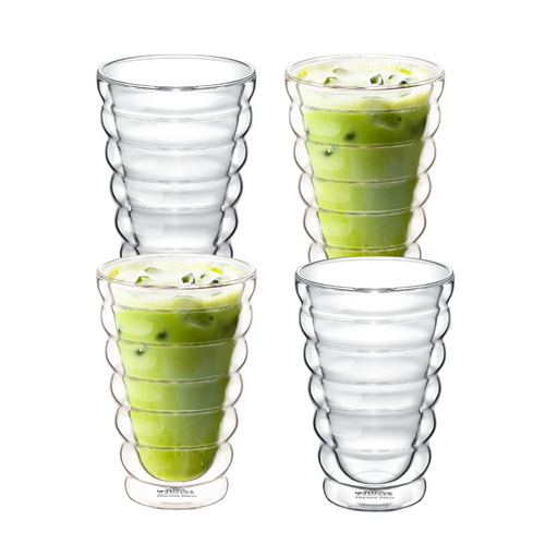 Wilmax Doppelwandiges Thermoglas 250 ml 4er Set WL-888416/A4