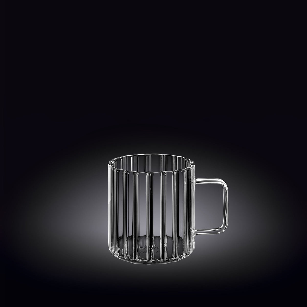 Wilmax Rillentasse 150 ml Thermoglas Transparent WL-888613/A