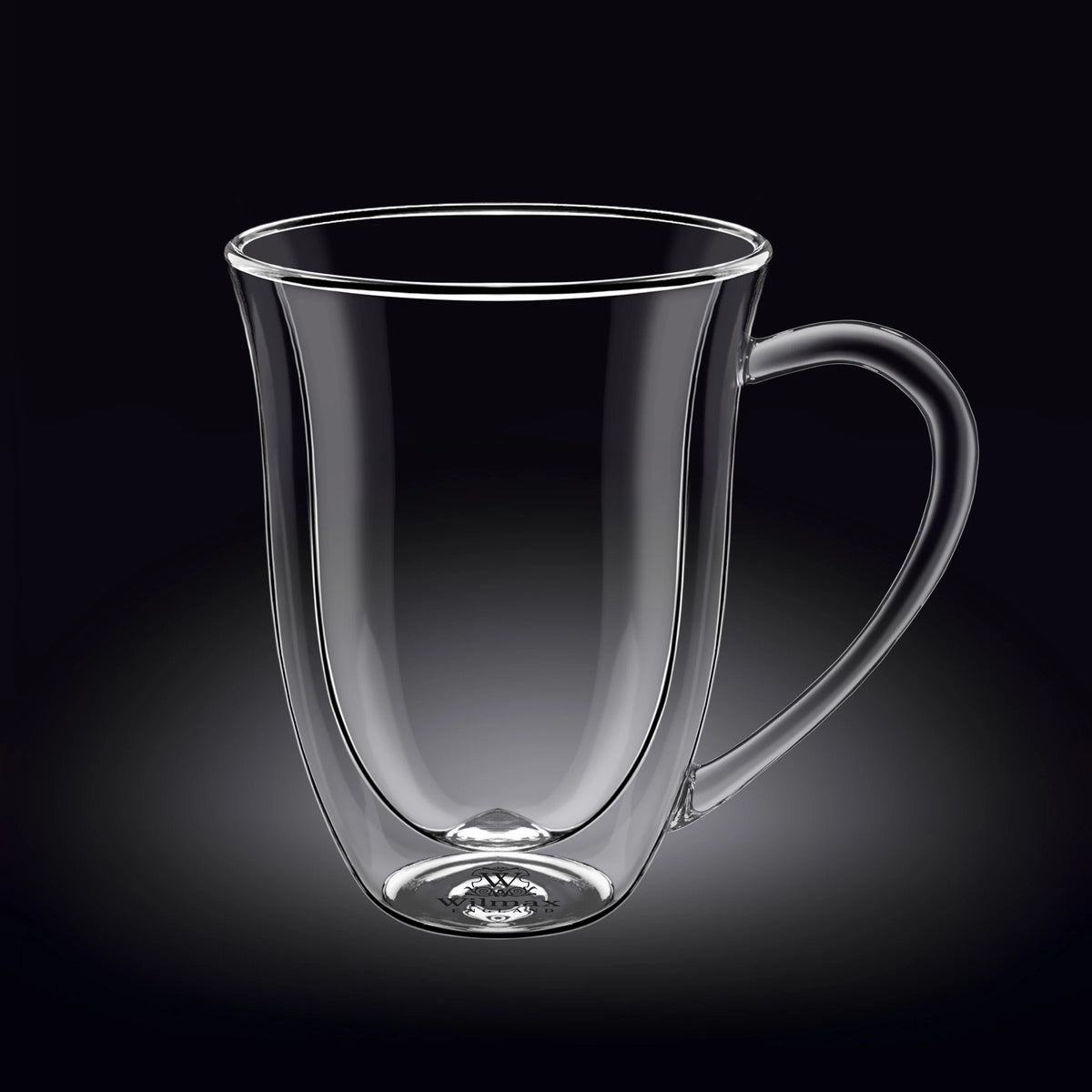 Wilmax Doppelwandiger Becher 400 ml Transparent WL-888727/A