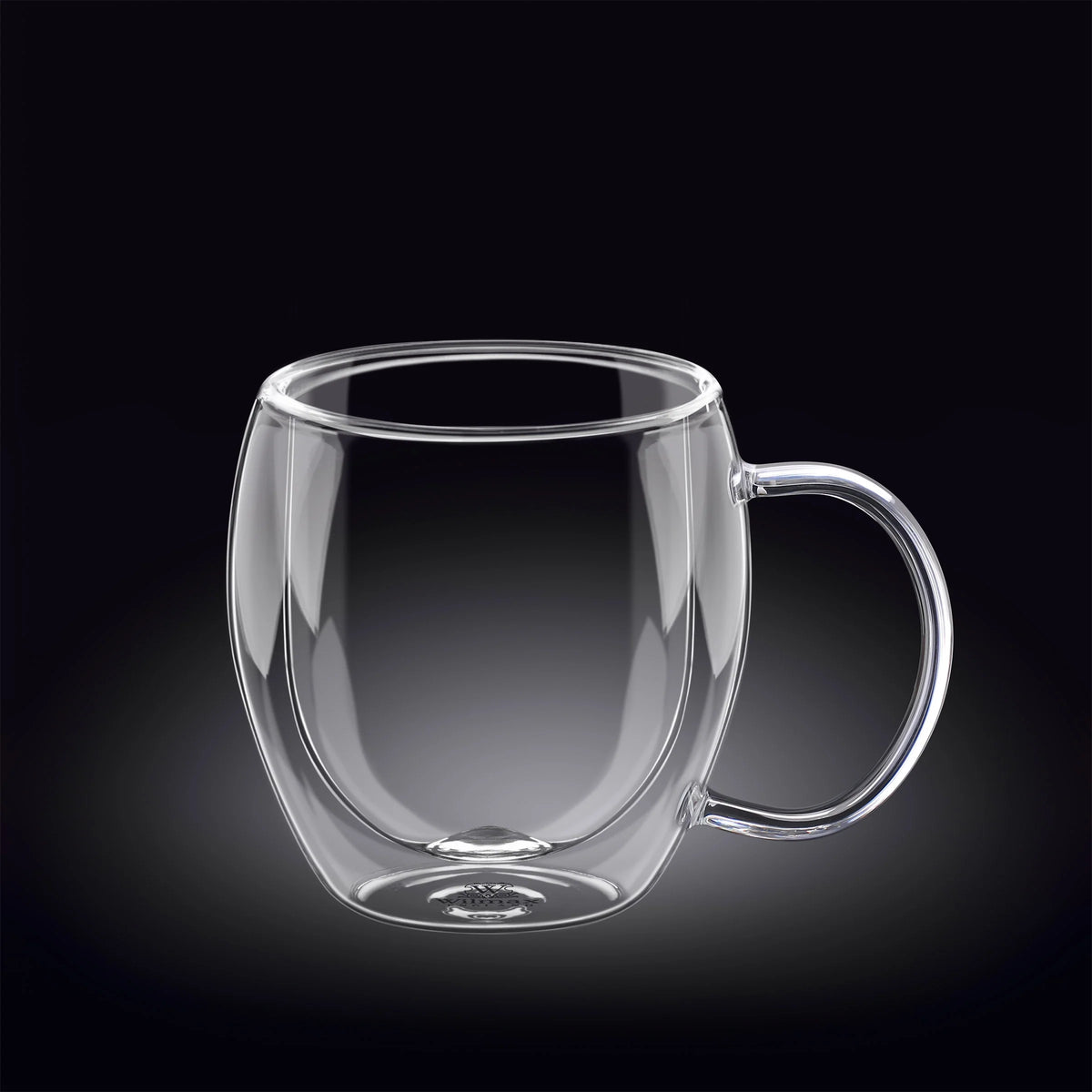 Wilmax Doppelwandiger Glasbecher 400 ml Transparent WL-888748/A
