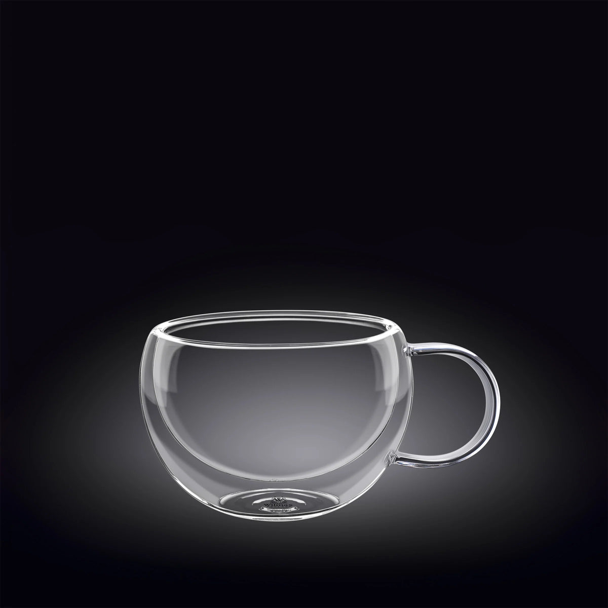Wilmax Doppelwandige Glastasse 250 ml Transparent WL-888768/A