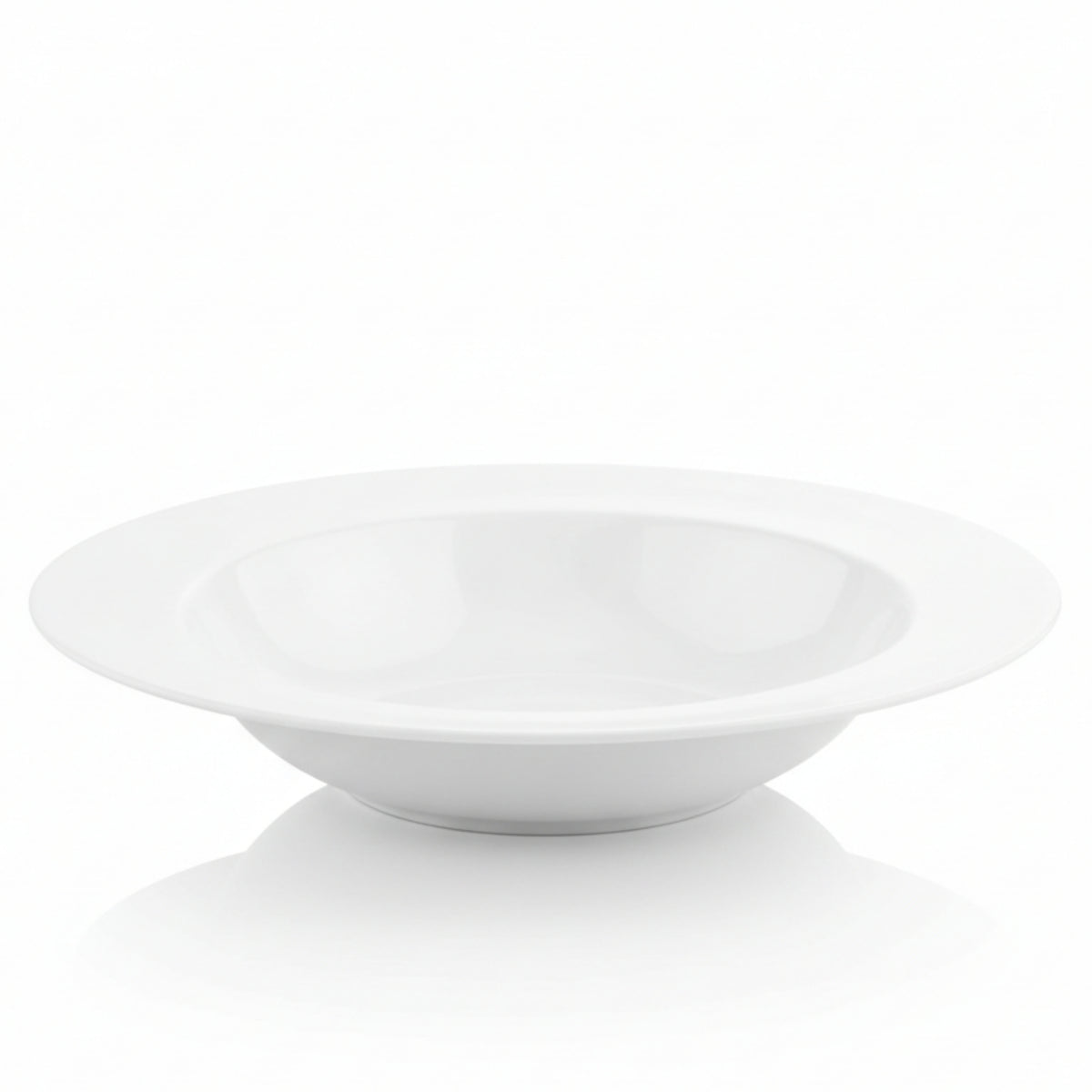 Wilmax Tiefer Teller 28 cm 800 ml aus Porzellan, Weiß WL-991219/A
