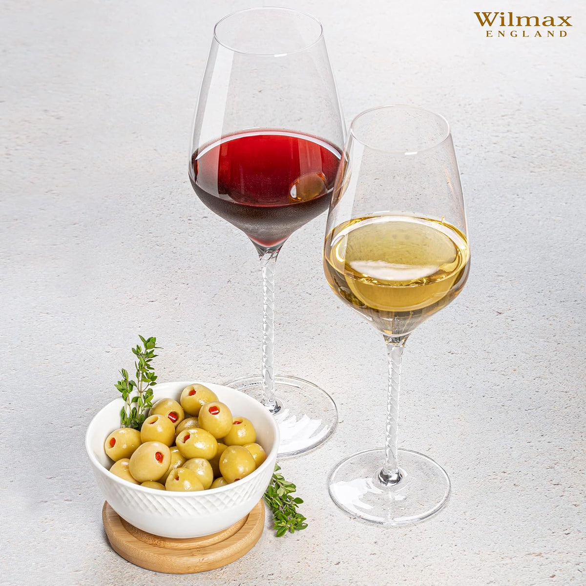 Wilmax Weinglas 800 ml Kristallglas Transparent 2er Set WL-888102/2C