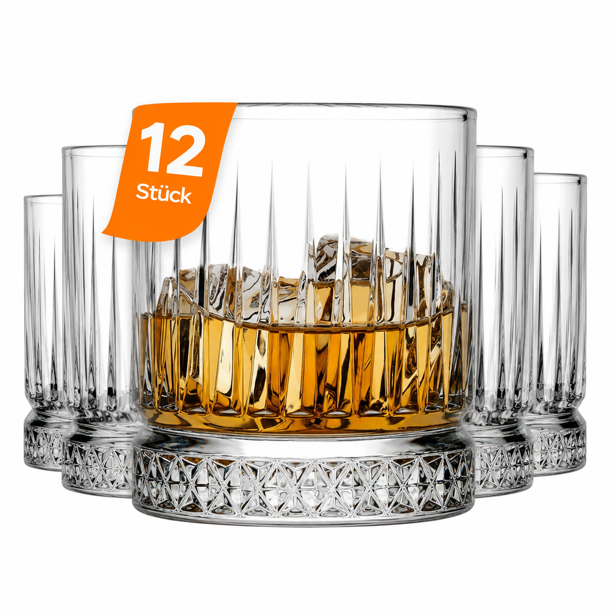 Pasabahce Elysia Whiskyglas 355 ml (11 3/4 oz) - Kristall-Design