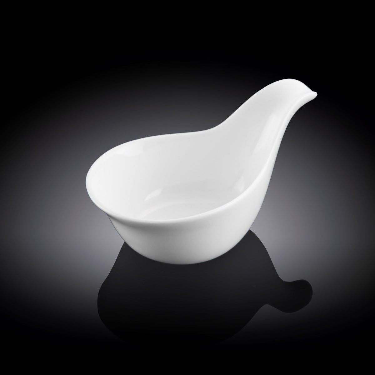 Wilmax Schale 100 ml 12.5 cm aus Porzellan, Weiß WL-992490/A