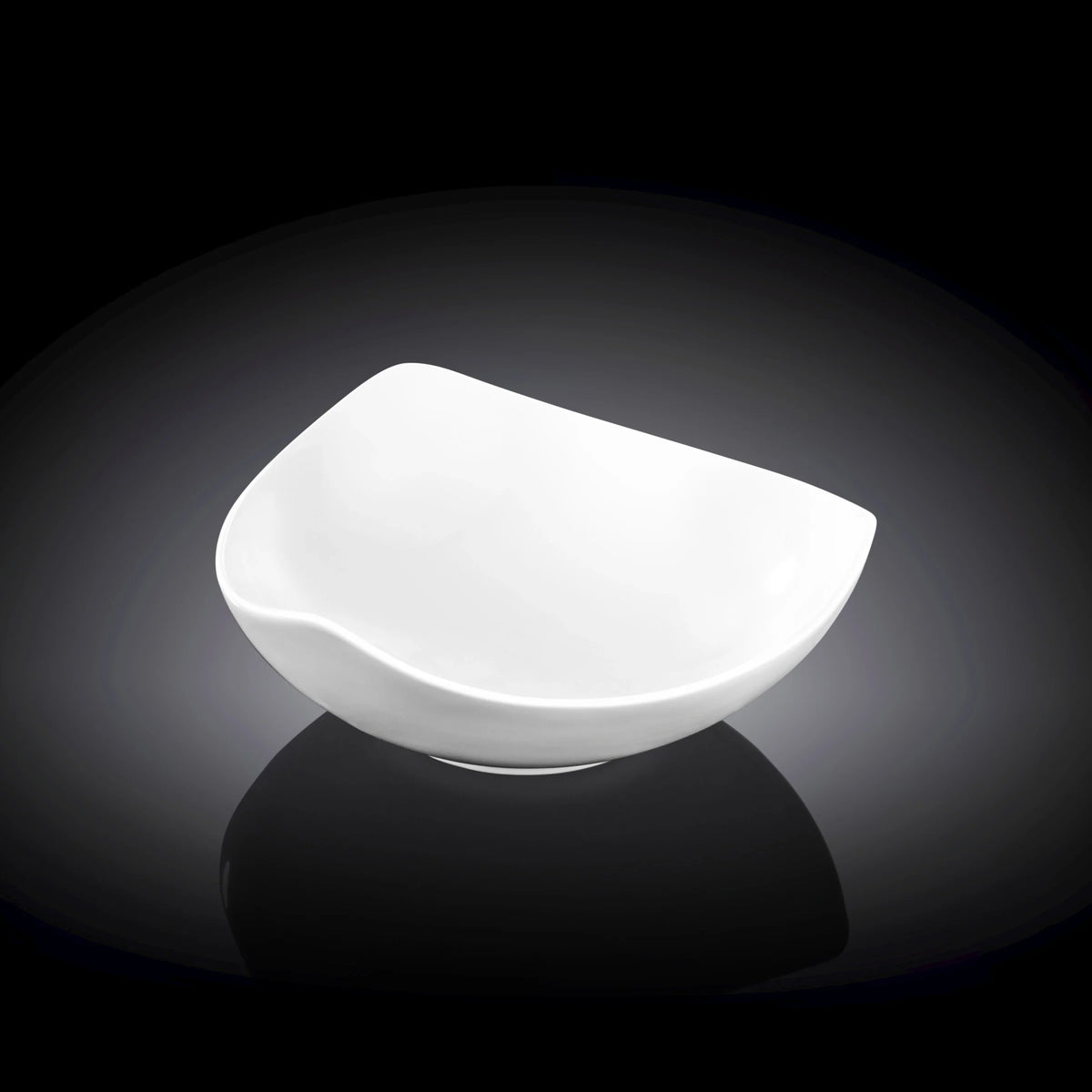 Wilmax Teller 13 cm aus Porzellan, Weiß WL-992613/A