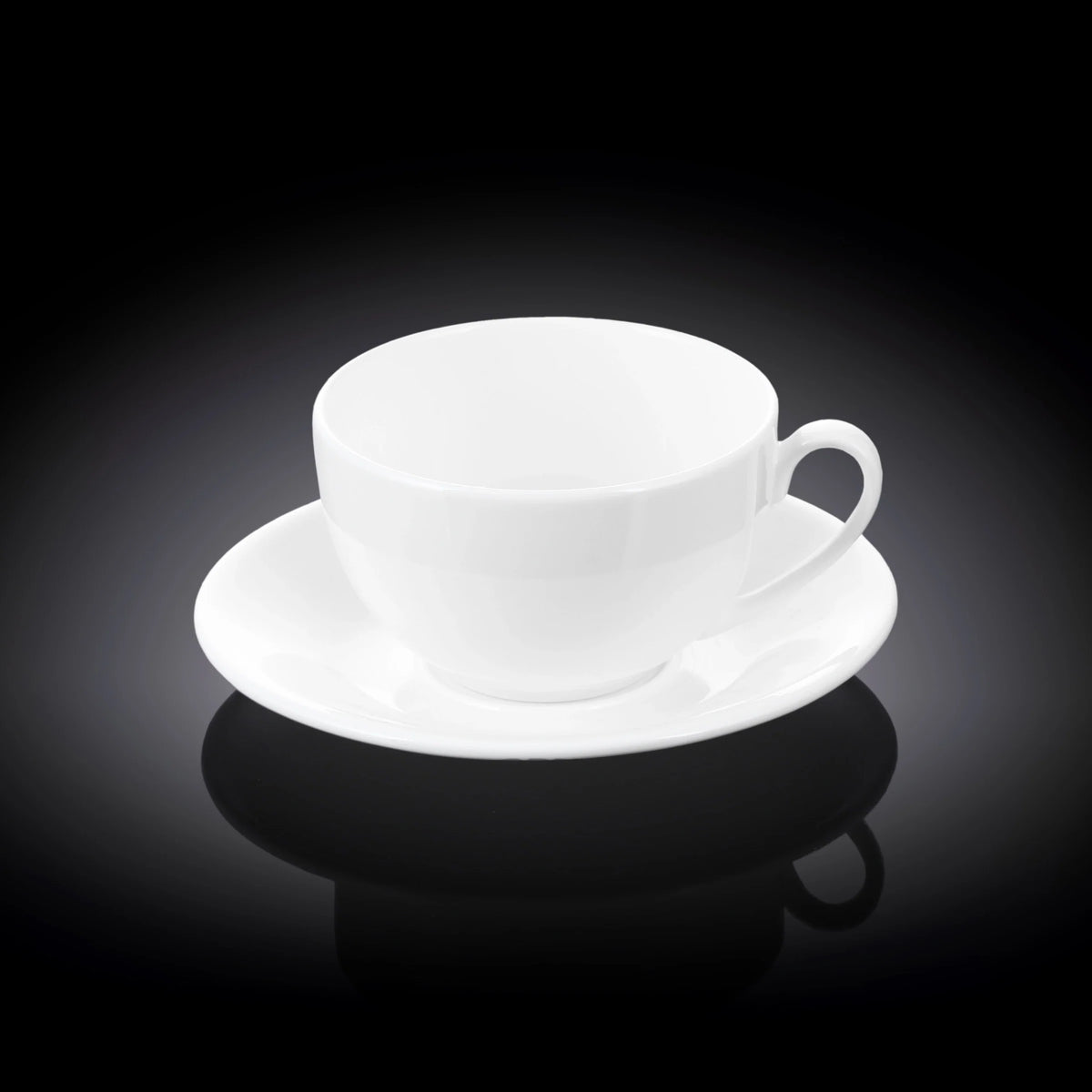 Wilmax Teetassen mit Untertassen 2er Set 250 ml WL-993000/2C