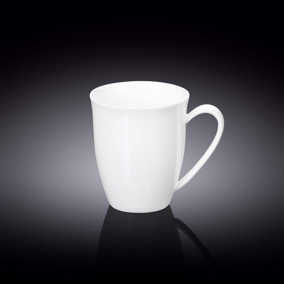 Wilmax Tasse 380 ml Weiß Porzellan für Kaffee und Tee WL-993014/A