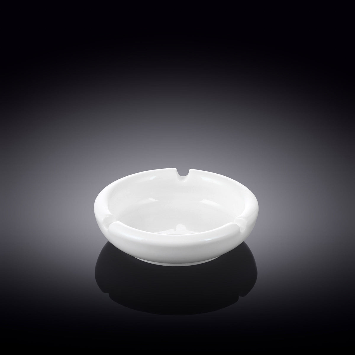 Wilmax Porzellan-Aschenbecher 10 cm Weiß WL-996003/A