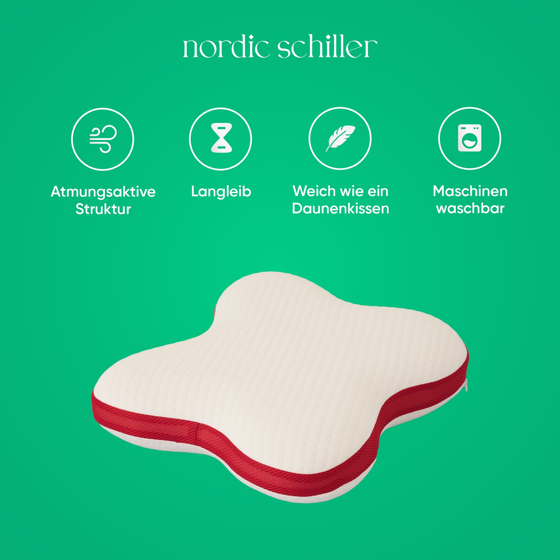 Nordic Schiller Pro Visco Schmetterlingskissen 55 x 35 cm