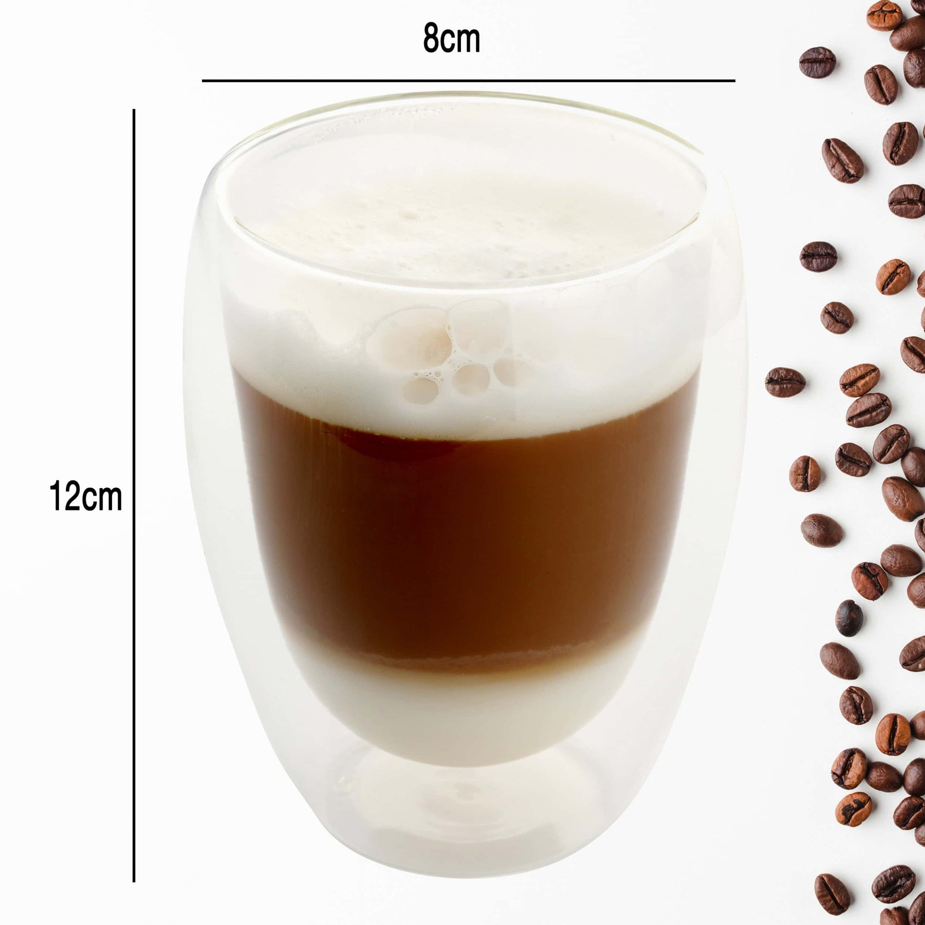 Nordic Schiller Doppelwandige Gläser – 350 ml, 2er Set